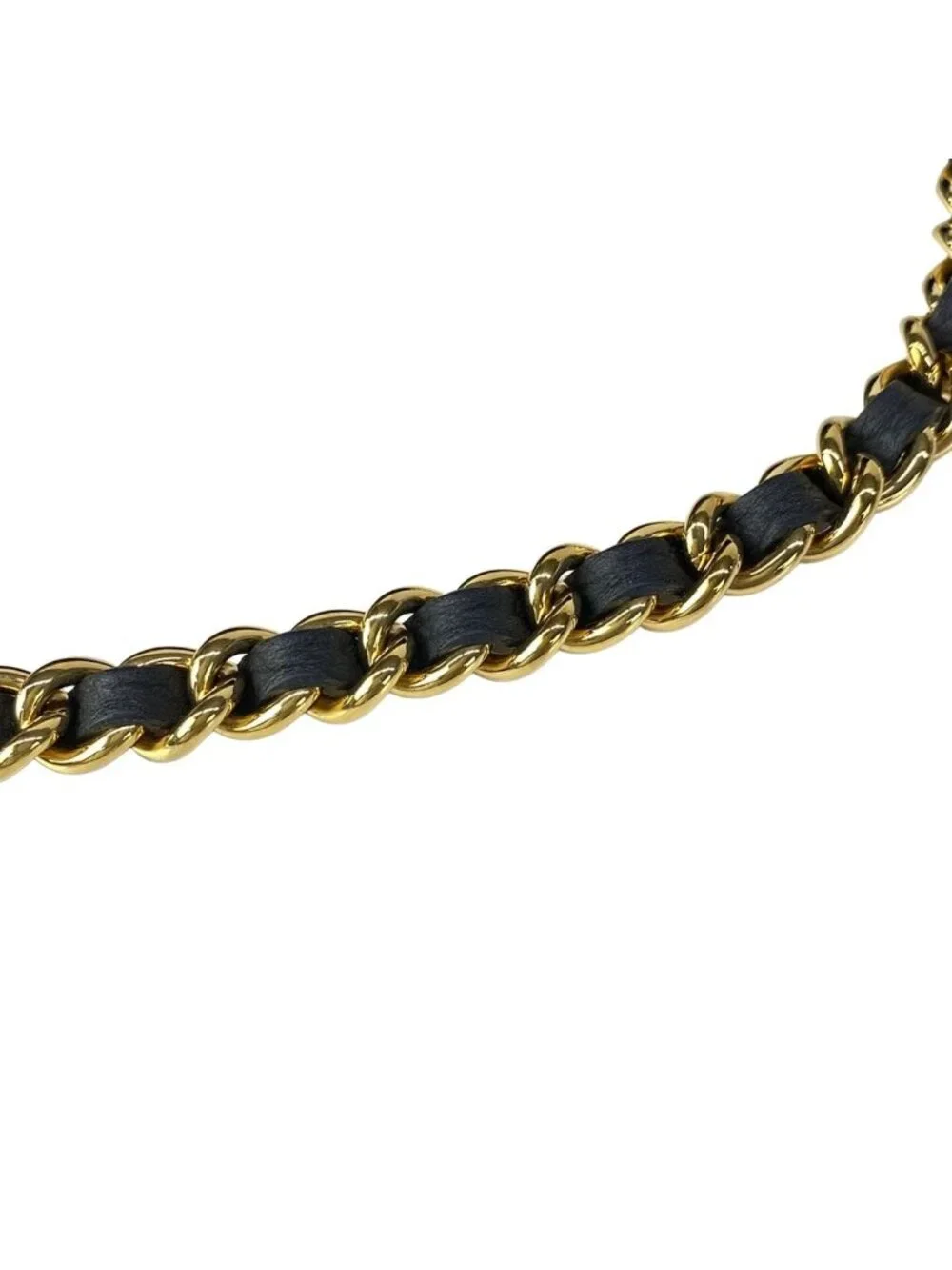 Louis Vuitton Handbag Mahina Picobella Noir Gold Chain Handle Leather Cowhide
